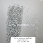 фото Сетка плетеная (рабица), рулоны 50x50 x 1,8 оцин., размер 1,5x10