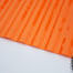 фото Монолитный профилированный поликарбонат. Оранжевый матовый 0,8 мм