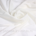 фото Ткань Вуаль однотонная white/300 V белый, ширина 300 см