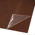 фото Плоский лист стальной с полимерным покрытием в пленке (эконом)