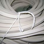 фото Вакуумный шнур прямоугольник 8х10 мм, белая резина р/с 51-2062