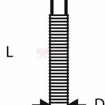 фото BS-GDOG R 2.8x65мм Гвозди BOSCH в обойме с D-образной головкой типа R SN34D