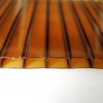 фото Сотовый поликарбонат PetAlex Primavera 8мм коричневый 1,1 кг/м2, 2,1х6м