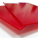 фото Сотовый поликарбонат PetAlex Platino 6мм красный 1,35 кг/м2, 2,1х12м