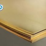 фото Плита латунная (лист) толщина 25х мм, марка ЛС59-1ГК
