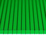 фото Сотовый поликарбонат в листах PetAlex Primavera 8мм зеленый 1,1 кг/м2, 2,1х