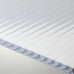 фото Сотовый поликарбонат 10 мм белый Novattro 2,1x12 м (25,2 кв.м)
