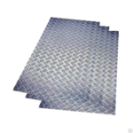 фото Лист горячекатаный рифленый Каз, НЛМК Ст3 4,0х1500х6000 мм