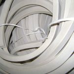 фото Вакуумный шнур квадрат18х18 мм, белая резина р/с 51-2062