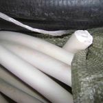 фото Вакуумная трубка из белой резины размер 10х5 мм