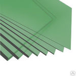 фото Монолитный поликарбонатBorrex 6 мм 2,05х3,05 м зеленый