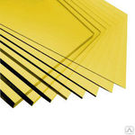 фото Монолитный поликарбонат Borrex 3 мм 2,05х3,05 м желтый