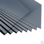 фото Монолитный поликарбонат Borrex 3 мм 2,05х3,05 м серый