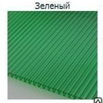 фото Сотовый поликарбонат цветной Зеленый 10 мм (2100*6000*10 мм)
