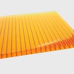 фото Сотовый поликарбонат Agrolux 6 мм оранжевый 0,9  кг/м2, 2,1х12м