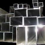 фото Труба профильная алюминиевая прямоугольная и квадратная