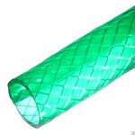 фото Шланг "Прозрачный" пищевой армированный полиамидной нитью, зеленый