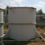 фото Резервуар цилиндрический вертикальный для воды 10 куб.м