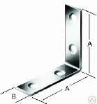 фото 25*25*15*2мм уголок соединительный, метал. VORMANN