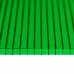 фото Сотовый поликарбонат Зеленый 4 мм, плотность 0,6