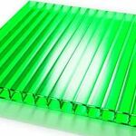 фото Сотовый поликарбонат в листах Petalex Pronto 6мм зеленый 1,2 кг/м2, 2,1х6м