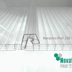 фото Панели из поликарбоната с замком Novattro Decor 330 10-4С 6м кровельная