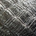 фото Сетка стальная плетеная (сетка-рабица) 45х45 ОЦИНК d 1,6мм., рулон 1,5х10 м