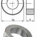 фото Ф 15 кольцо установочное с отверстием под штифт, сталь DIN 705B
