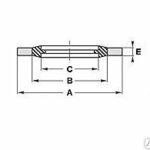 фото 34,93*28,53*27,05*2,40 самоуплотняющ.кольцо, центрированное для G3/4" Hansa