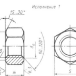 фото Гайка М20 ГОСТ 5915-70 ст 09Г2С