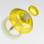 фото Термошайба для поликарбоната желтая, 4-16 мм (25 шт/уп)