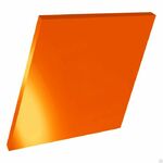 фото Оргстекло 3 мм 2,05 х 3,05 м Plexiglas цветное оранжевый